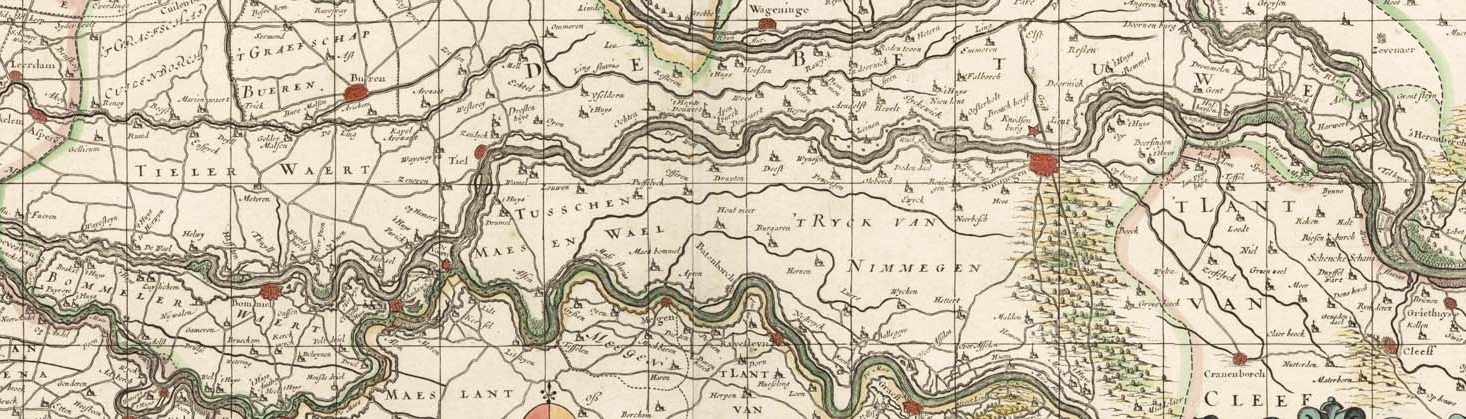 Kaart Rivierengebied